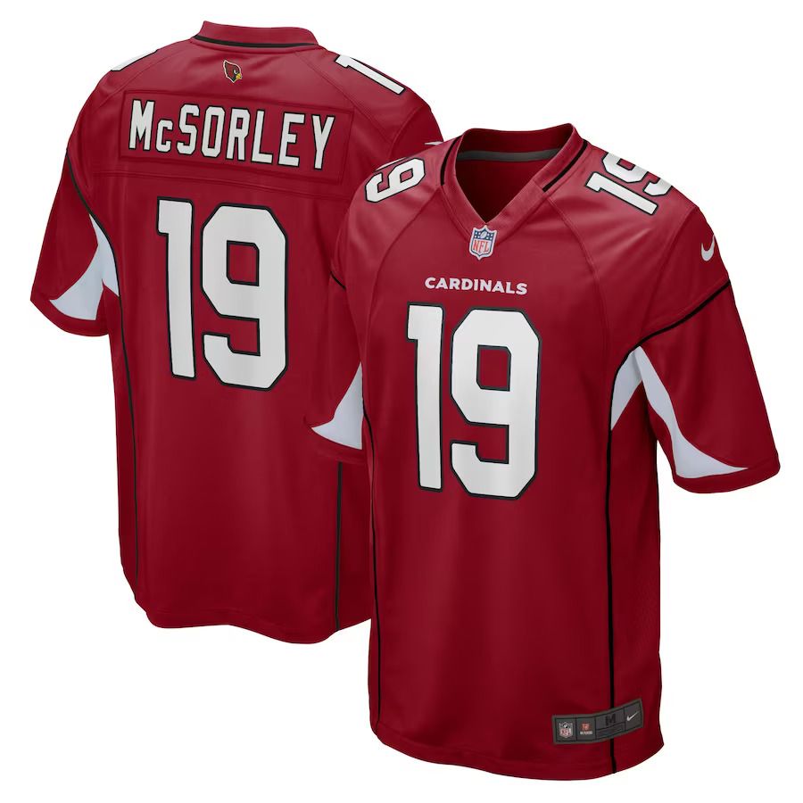 Men Arizona Cardinals 19 Trace McSorley Nike Cardinal Game Player NFL Jersey